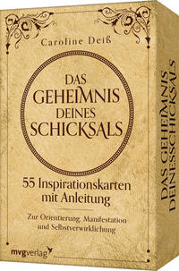 Vorderes Coverbild Das Geheimnis deines Schicksals – 55 Inspirationskarten mit Anleitung