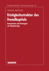 Vorderes Coverbild Fristigkeitsstruktur des Fremdkapitals
