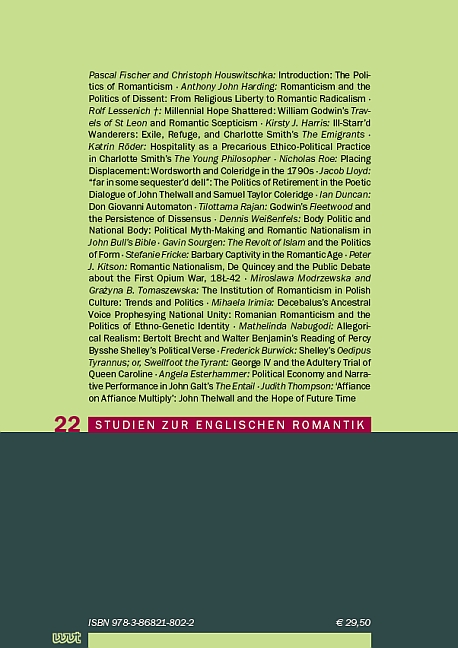 Rückseitencover The Politics of Romanticism
