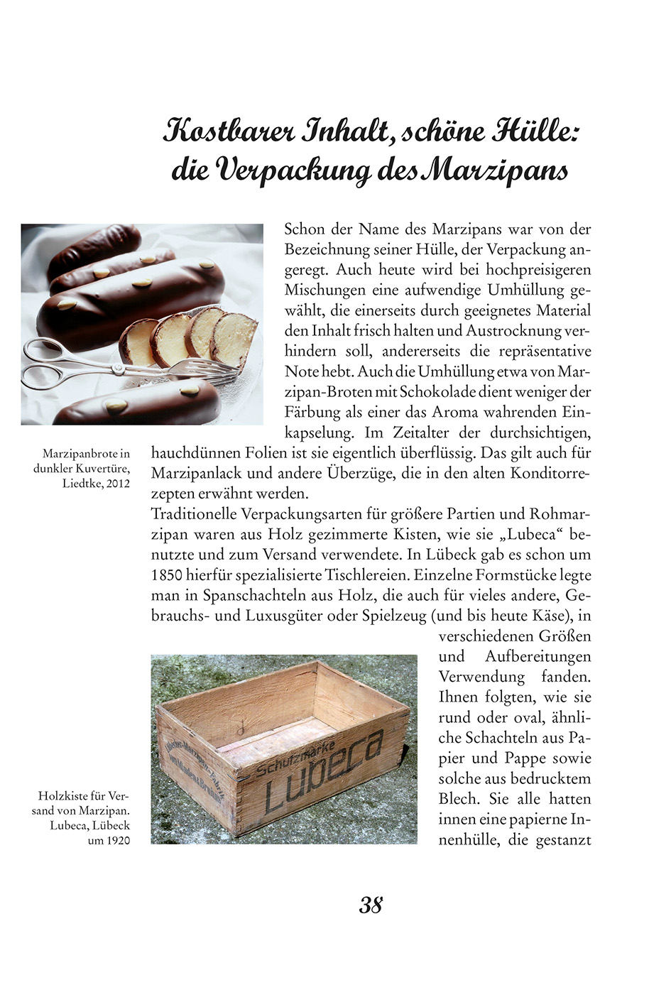 Beispielinhalt (Bild) Marzipan