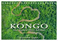 Vorderes Coverbild KONGO - das dunkle Herz Afrikas (Tischkalender 2025 DIN A5 quer), CALVENDO Monatskalender