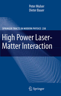 Vorderes Coverbild High Power Laser-Matter Interaction