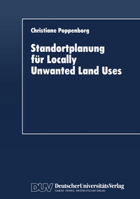 Vorderes Coverbild Standortplanung für Locally Unwanted Land Uses