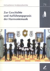 Vorderes Coverbild Zur Geschichte und Aufführungspraxis der Harmoniemusik