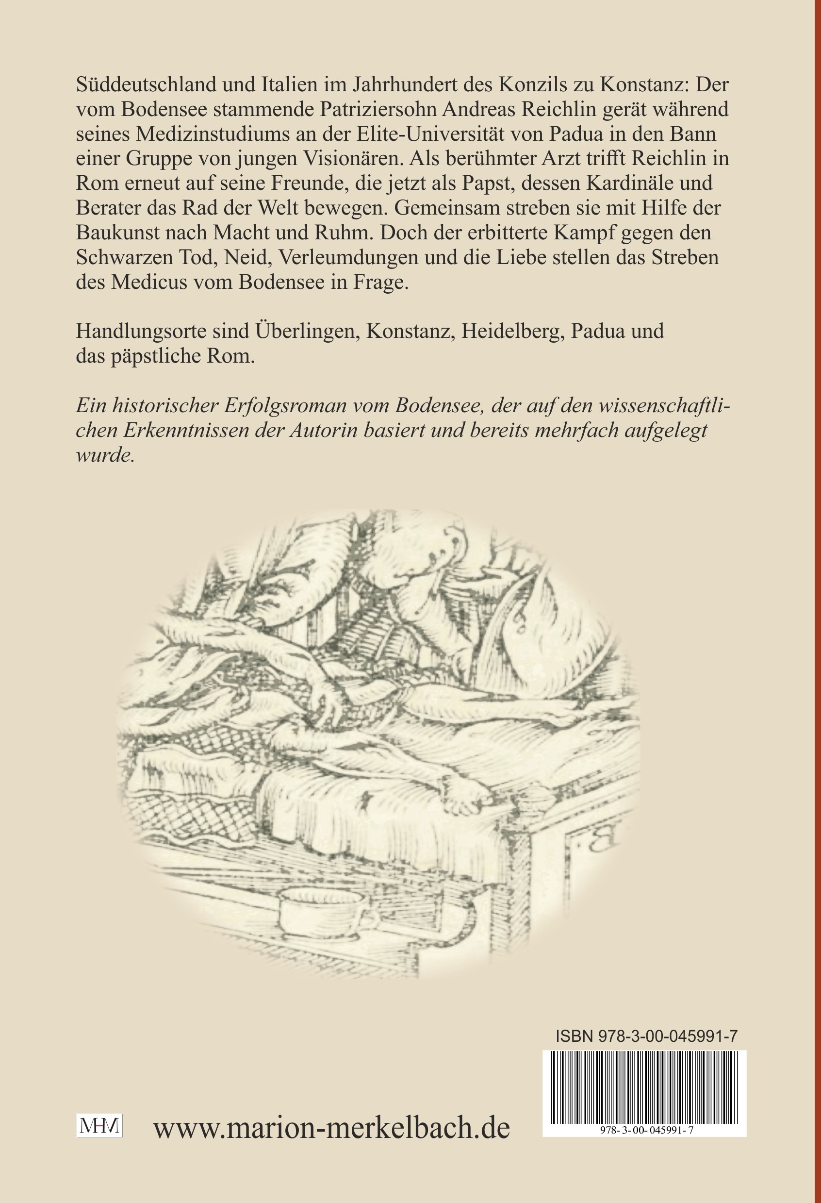 Rückseitencover Der Medicus vom Bodensee