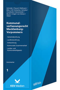 Vorderes Coverbild Kommunalverfassungsrecht Mecklenburg-Vorpommern