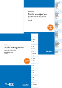 Vorderes Coverbild Kombipaket FlexLex Public Management - Band I: Zivilrecht und Band II: Öffentliches Recht