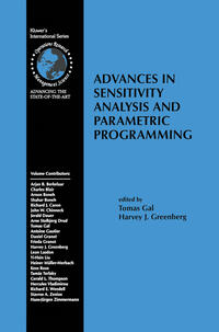 Vorderes Coverbild Advances in Sensitivity Analysis and Parametric Programming