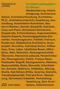Vorderes Coverbild Architekturpädagogiken: Ein Glossar