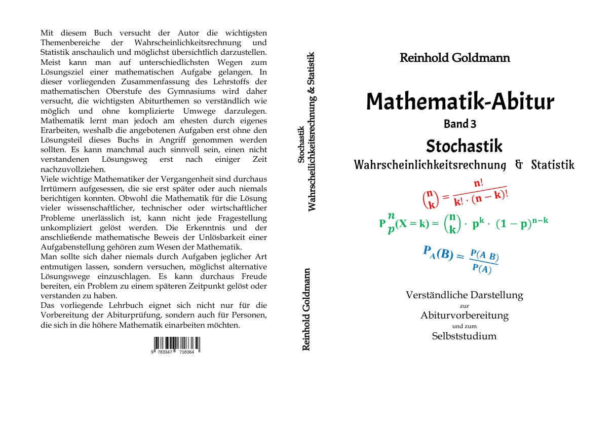 Gesamtes Coverbild Mathematik-Abitur Band 3