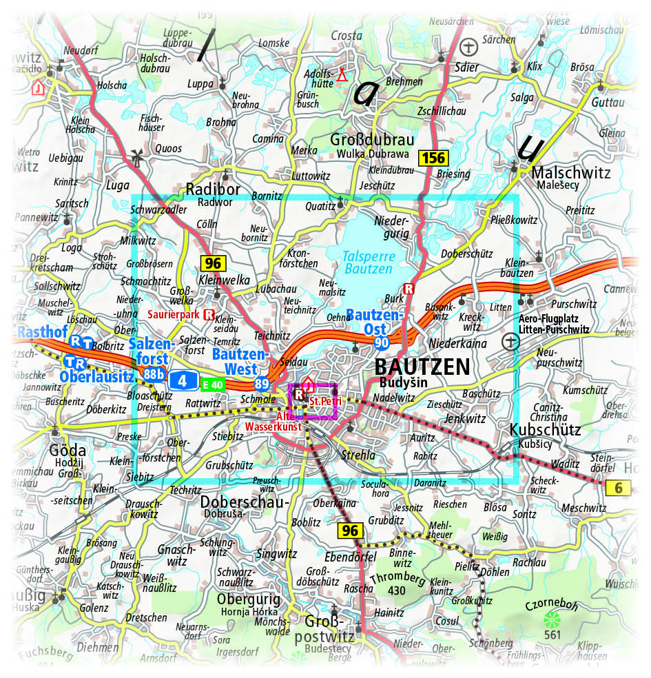 Beispielinhalt (Bild) Bautzen, Budyšin