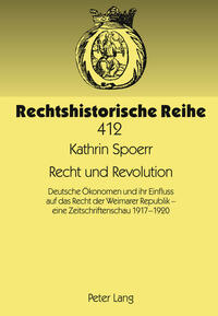 Vorderes Coverbild Recht und Revolution