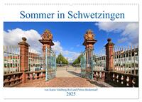 Vorderes Coverbild Sommer in Schwetzingen von Karin Vahlberg Ruf und Petrus Bodenstaff (Wandkalender 2025 DIN A2 quer), CALVENDO Monatskalender