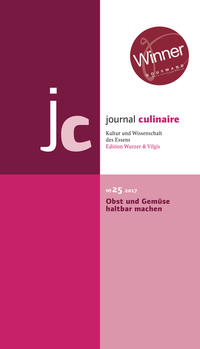 Vorderes Coverbild journal culinaire. Kultur und Wissenschaft des Essens