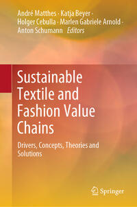 Vorderes Coverbild Sustainable Textile and Fashion Value Chains