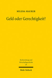 Vorderes Coverbild Geld oder Gerechtigkeit?