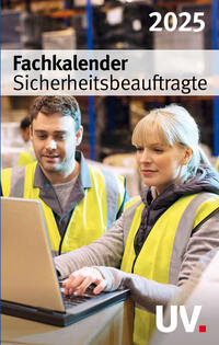 Vorderes Coverbild Fachkalender Sicherheitsbeauftragte 2025