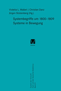 Vorderes Coverbild Systembegriffe um 1800–1809. Systeme in Bewegung