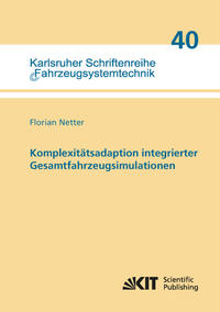 Vorderes Coverbild Komplexitätsadaption integrierter Gesamtfahrzeugsimulationen