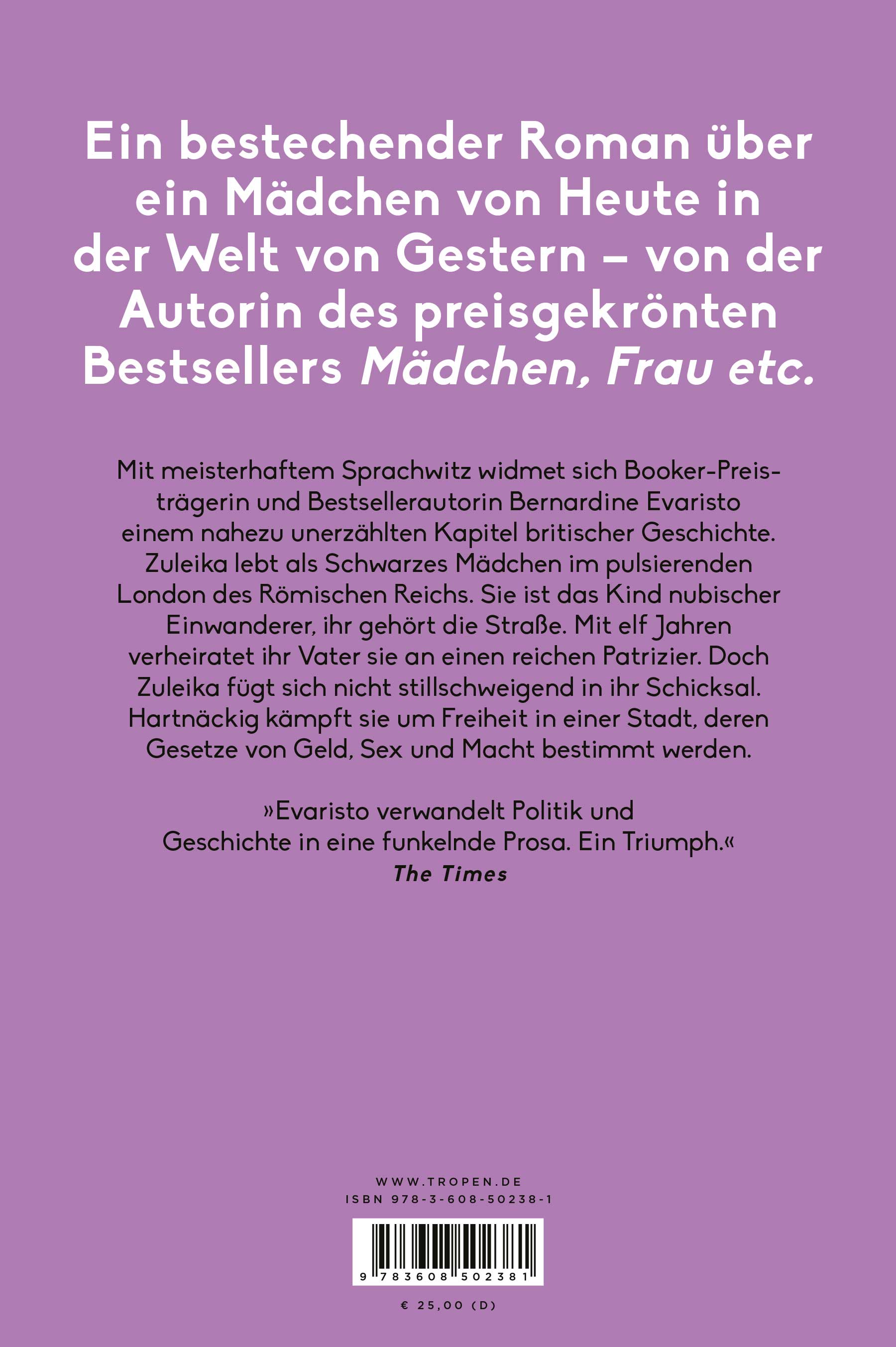 Rückseitencover Zuleika