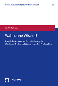 Vorderes Coverbild Wahl ohne Wissen?