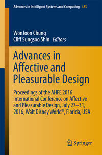 Vorderes Coverbild Advances in Affective and Pleasurable Design