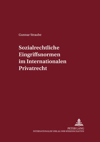 Vorderes Coverbild Sozialrechtliche Eingriffsnormen im Internationalen Privatrecht