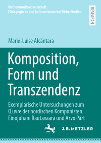 Vorderes Coverbild Komposition, Form und Transzendenz