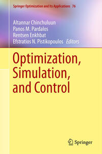 Vorderes Coverbild Optimization, Simulation, and Control