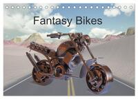 Vorderes Coverbild Fantasy Bikes (Tischkalender 2025 DIN A5 quer), CALVENDO Monatskalender
