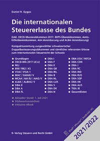 Vorderes Coverbild Die internationalen Steuererlasse des Bundes 2021/2022
