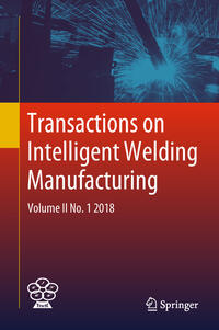 Vorderes Coverbild Transactions on Intelligent Welding Manufacturing