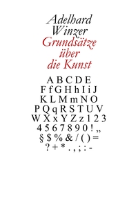 Vorderes Coverbild Grundsätze über die Kunst