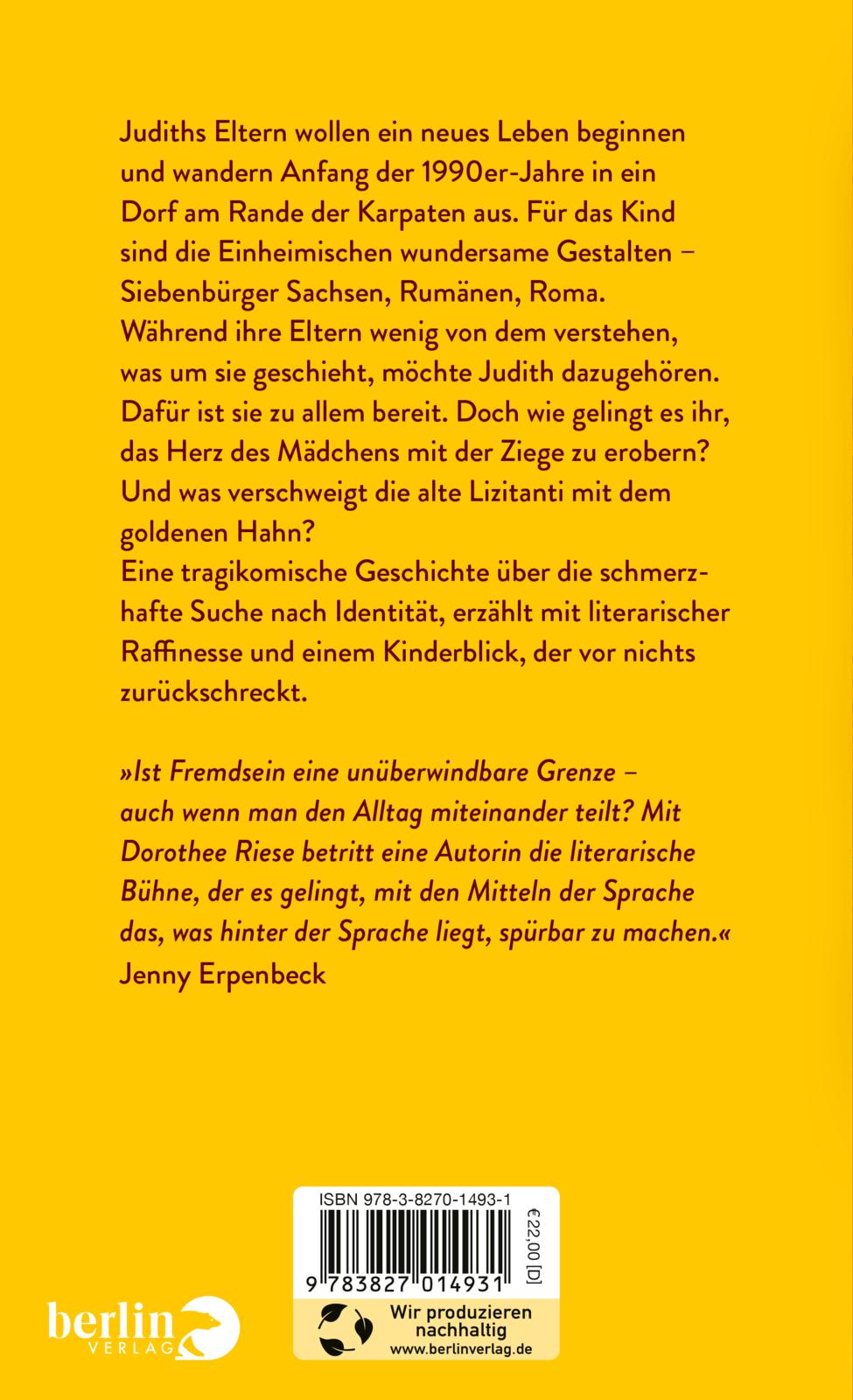 Rückseitencover Wir sind hier für die Stille