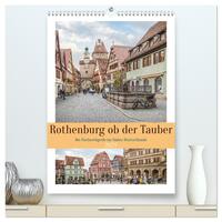 Vorderes Coverbild Rothenburg ob der Tauber (hochwertiger Premium Wandkalender 2025 DIN A2 hoch), Kunstdruck in Hochglanz