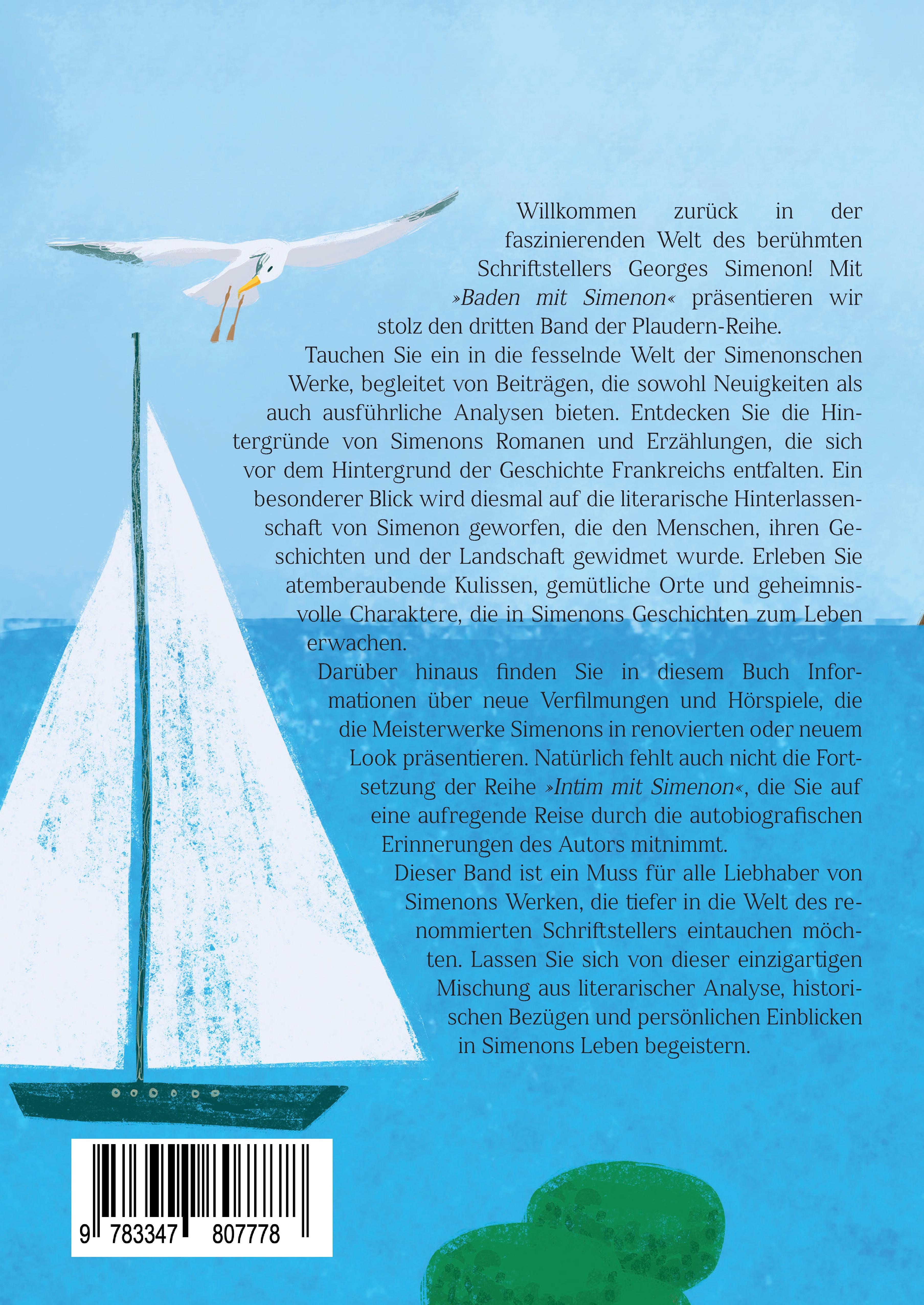 Rückseitencover Baden mit Simenon