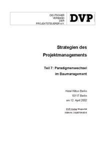 Vorderes Coverbild Strategien des Projektmanagements