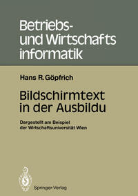 Vorderes Coverbild Bildschirmtext in der Ausbildung