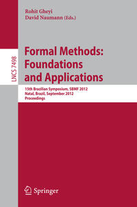 Vorderes Coverbild Formal Methods: Foundations and Applications