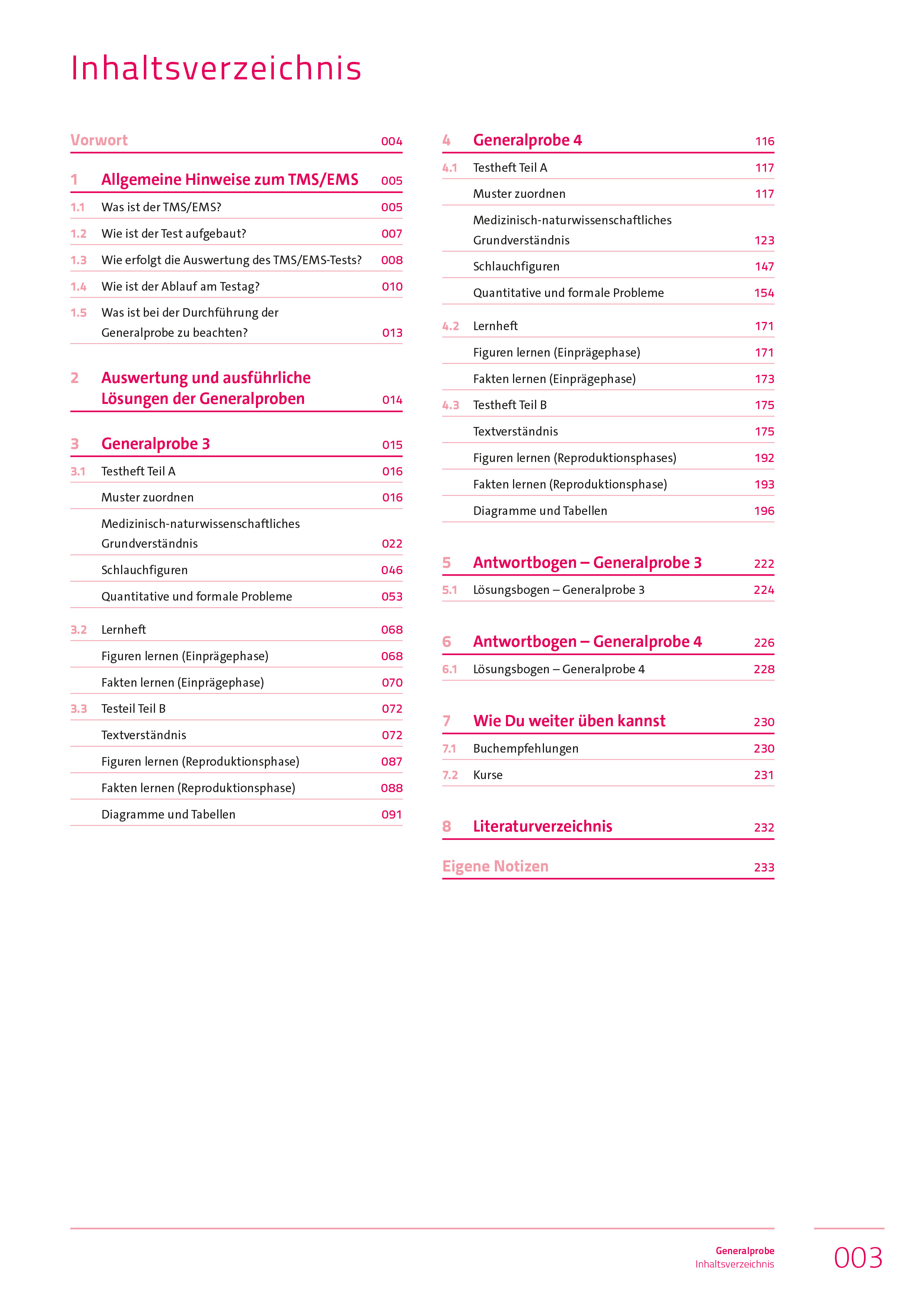 Beispielinhalt (Bild) med2university | TMS Vorbereitung 2025 | Zwei originalgetreue Simulationen zur Vorbereitung auf den 2025 TMS - Medizinertest |
