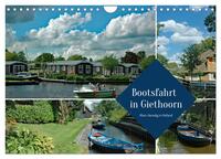 Vorderes Coverbild Bootsfahrt in Giethoorn (Wandkalender 2025 DIN A4 quer), CALVENDO Monatskalender
