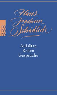 Vorderes Coverbild Aufsätze, Reden, Gespräche