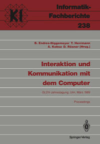 Vorderes Coverbild Interaktion und Kommunikation mit dem Computer