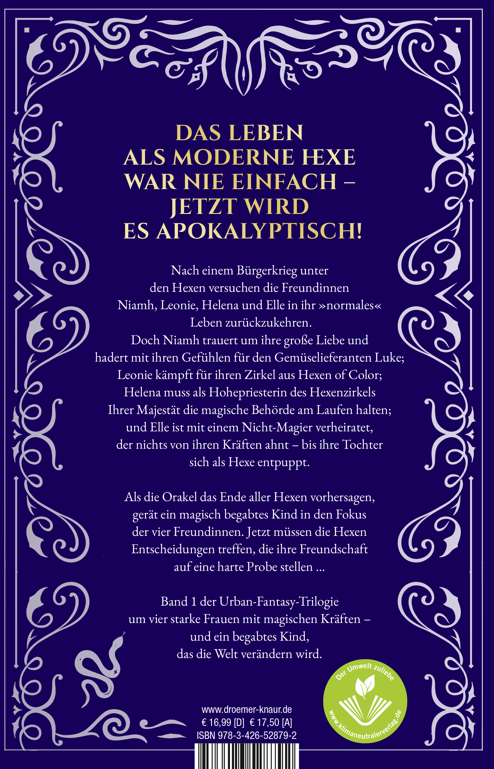 Rückseitencover Der Hexenzirkel Ihrer Majestät. Das begabte Kind