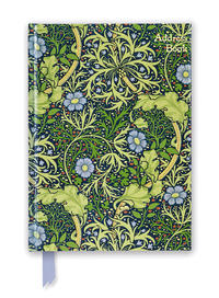 Vorderes Coverbild Adressbuch DIN A5: William Morris, Meeresalgen
