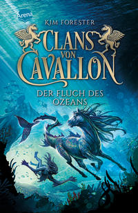 Vorderes Coverbild Clans von Cavallon (2). Der Fluch des Ozeans