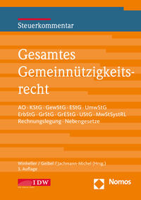 Vorderes Coverbild Gesamtes Gemeinnützigkeitsrecht, 3. Auflage