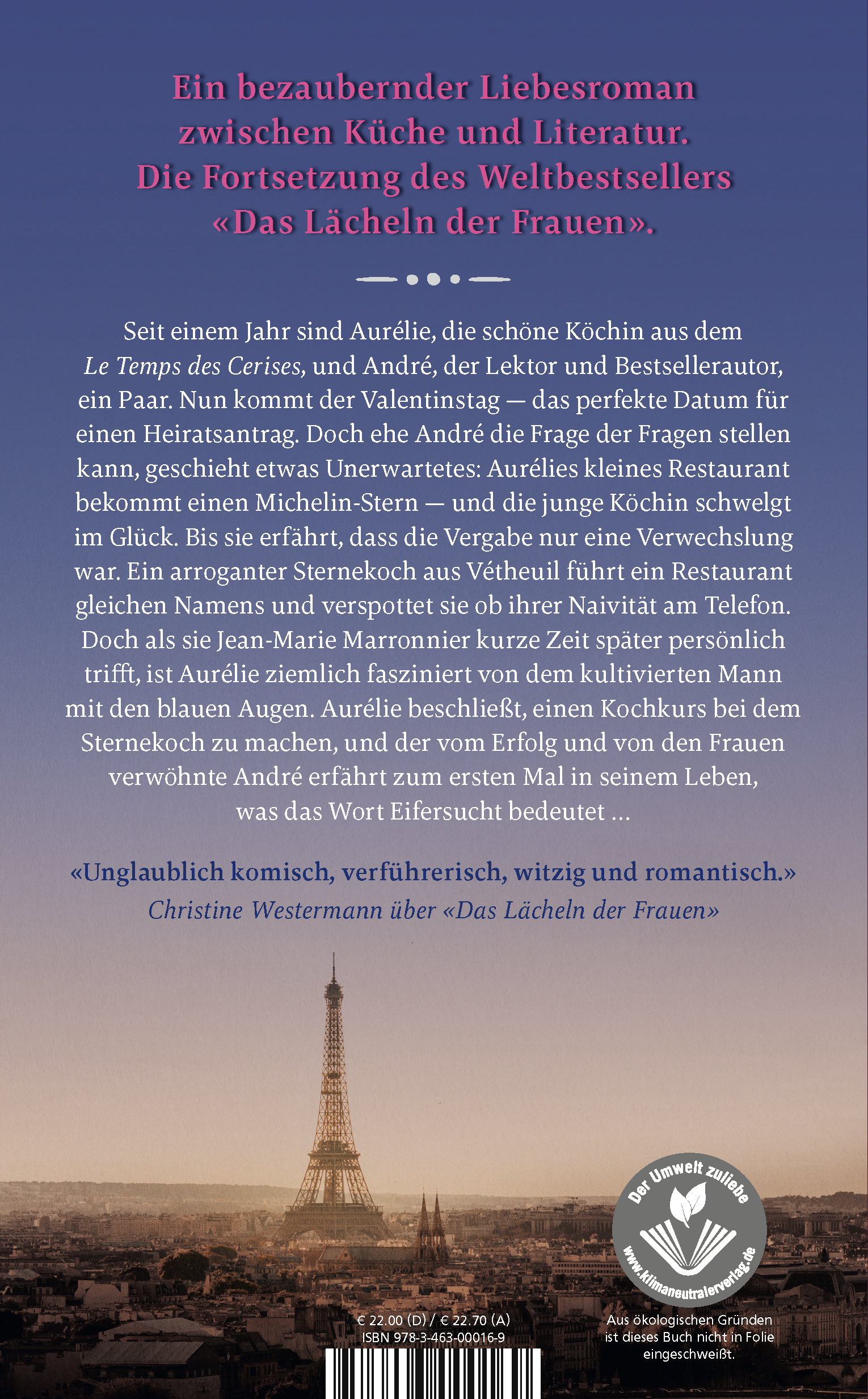 Rückseitencover Die Zeit der Kirschen