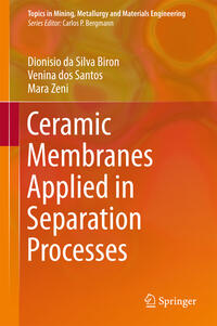 Vorderes Coverbild Ceramic Membranes Applied in Separation Processes