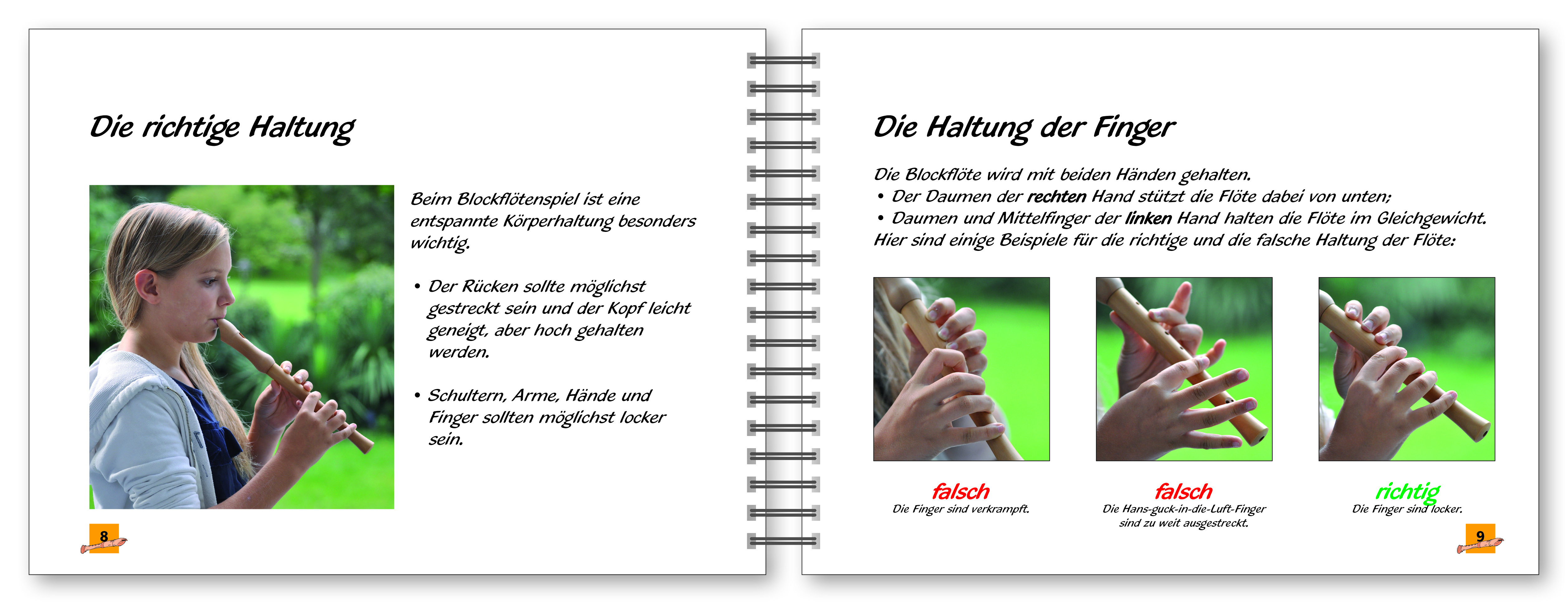 Beispielinhalt (Bild) Voggy's Blockflötenschule